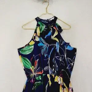 Parker Dresses Parker Julieta Navy Floral Sleeveless